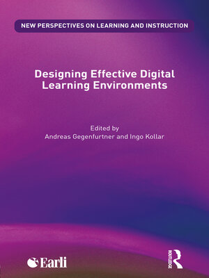 cover image of Designing Effective Digital Learning Environments